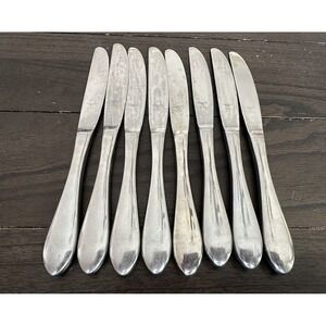 Lot Of 8 Gorham 18/8 Korea Stainless Flatware Dinner Knives